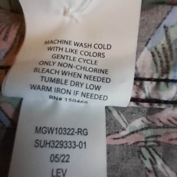 Bixby Multicolor Floral Men's Shirt.size 3XL. - Picture 7 of 7